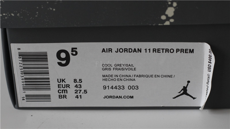 Air Jordan 11 Retro PREM Suede Grey